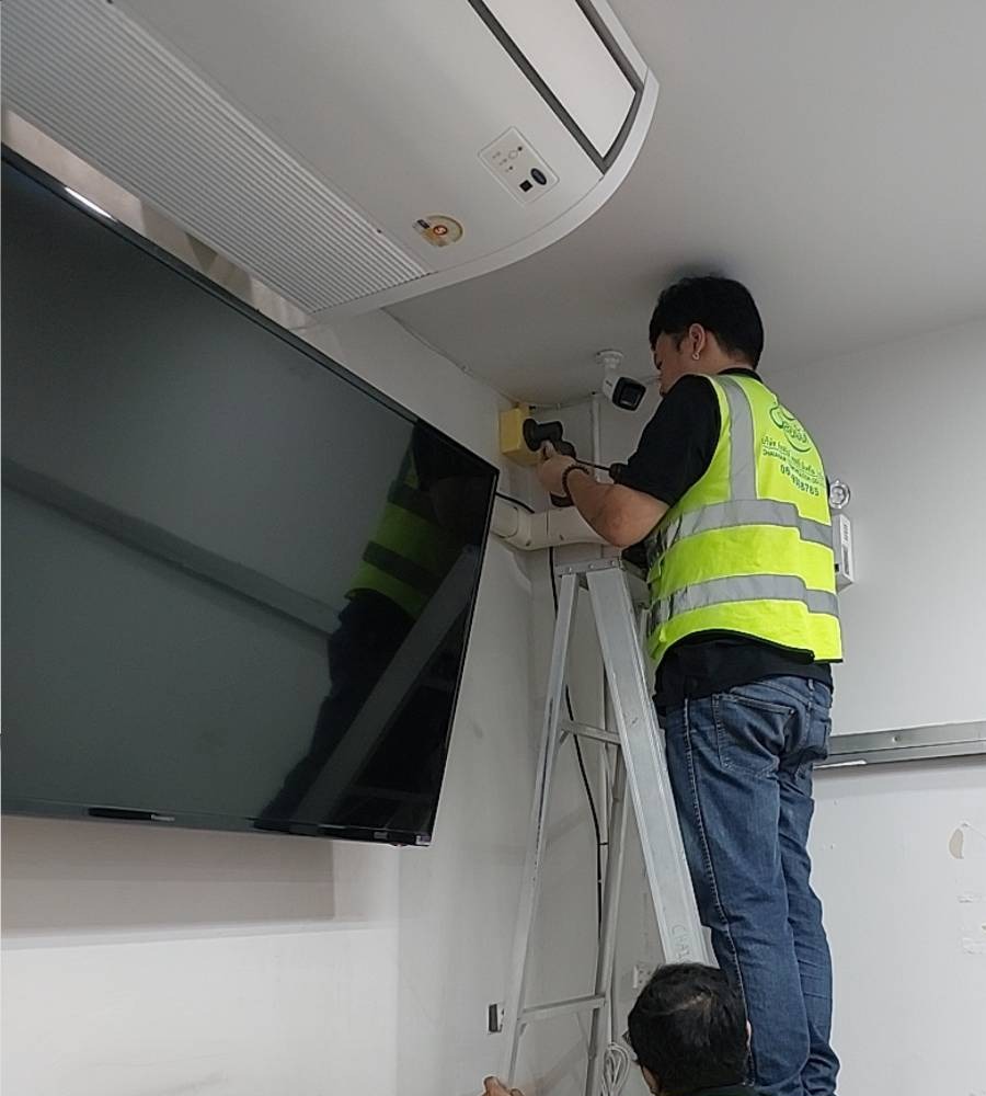ตัวอย่างงาน CCTV Installation